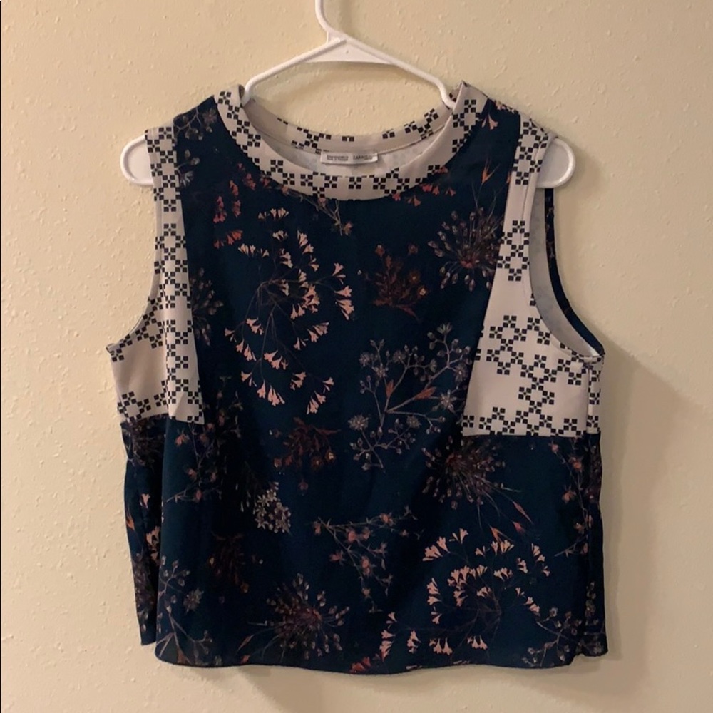 Zara textures tank top